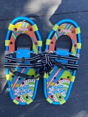 Kids' Snow Shoes - Bright Blue & Multicolor